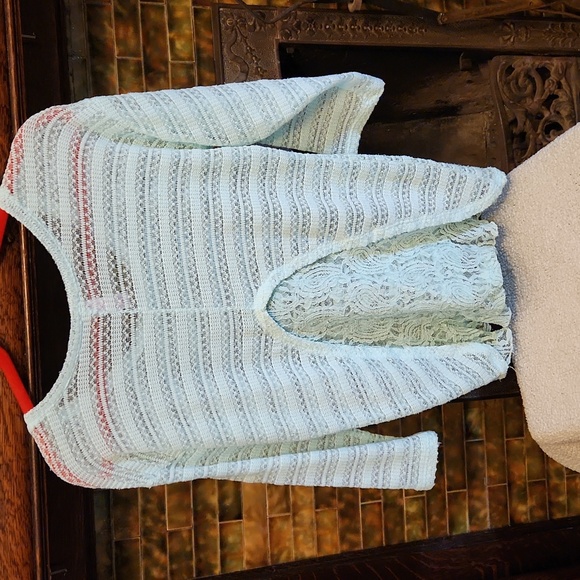 Lacy See Thru Dress Shirt - Picture 2 of 2